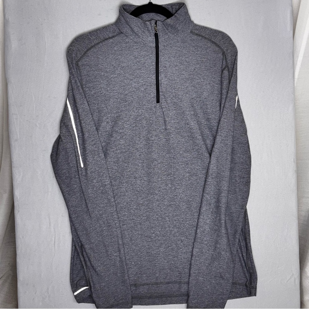 Lululemon Athletica Surge Warm Reflective 1/2 Zip Pullover Shirt